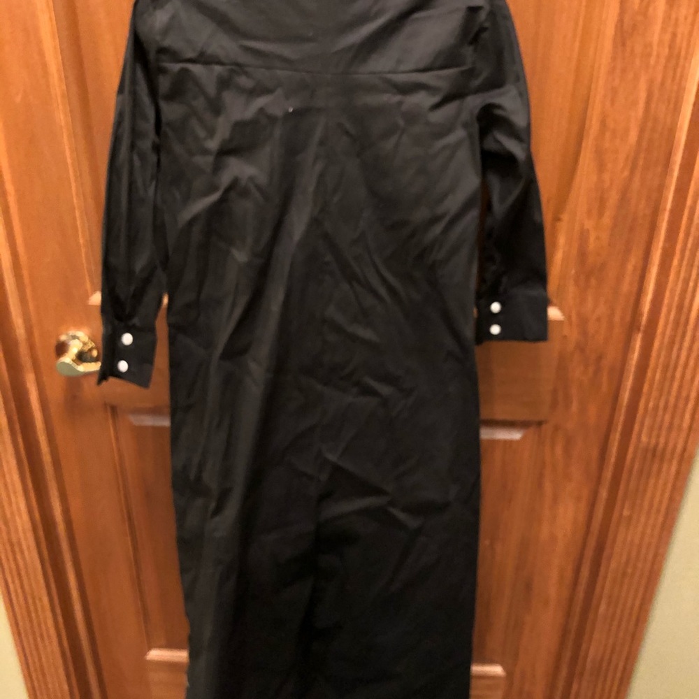 Long black button down. - Picture 2 of 3